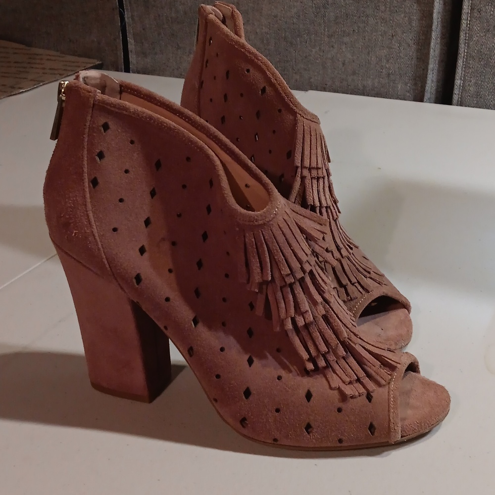 Women's suede booties - Picture 1 of 4